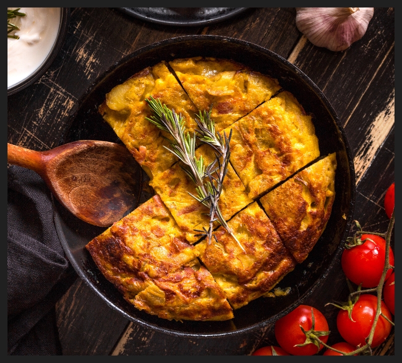 Tortilla a domicilio en Vigo